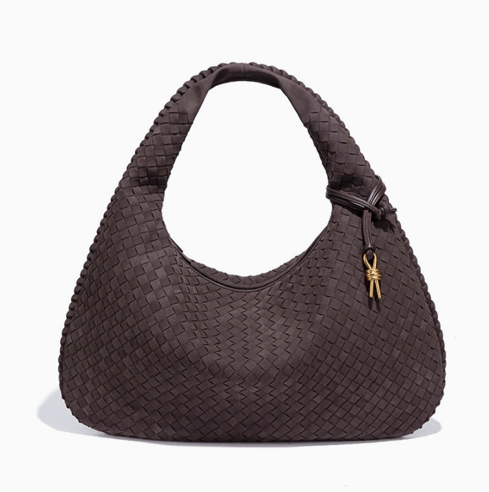 Faux Suede Shoulder Bag