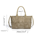 Tote-Work-Bag-with-Matching-Clutch