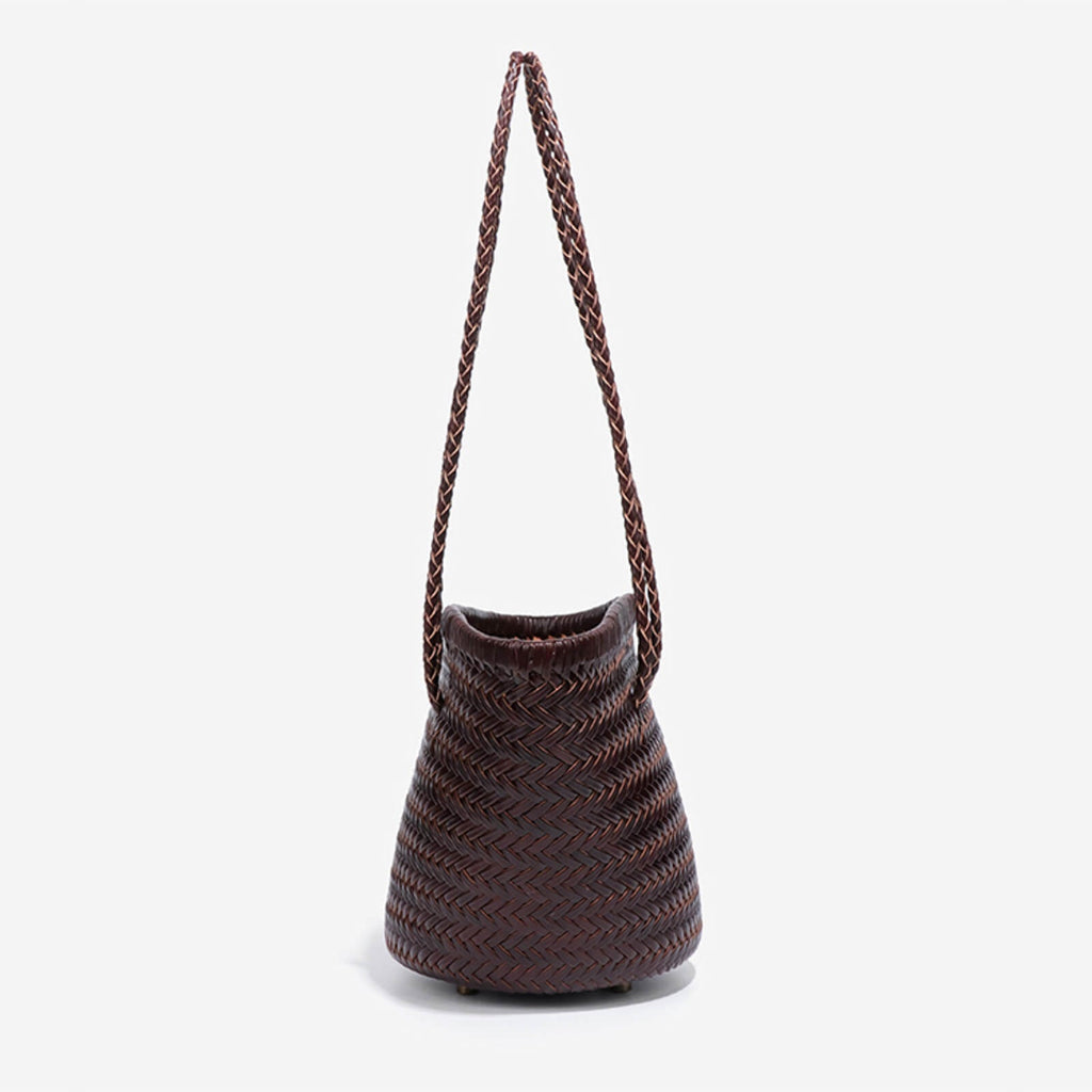 chic woven handbag