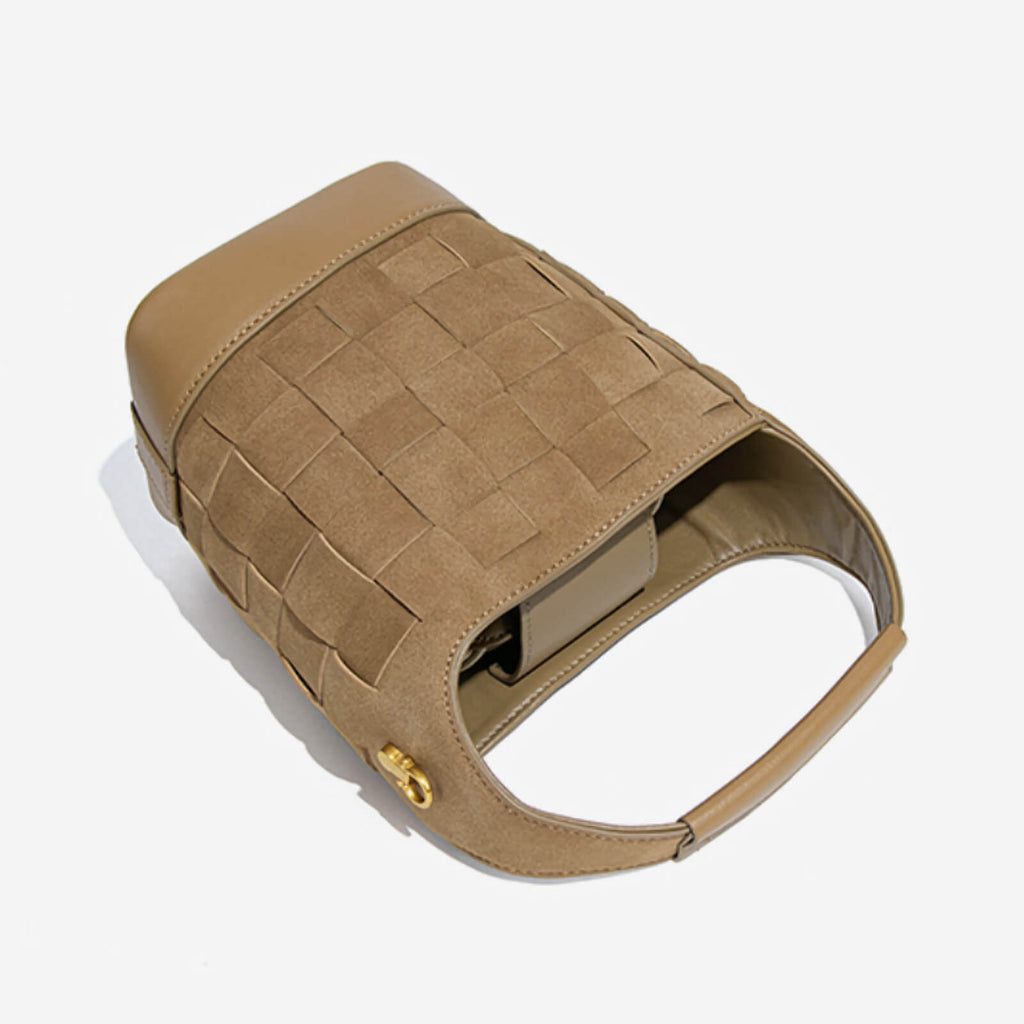 designer inspired bucket bag