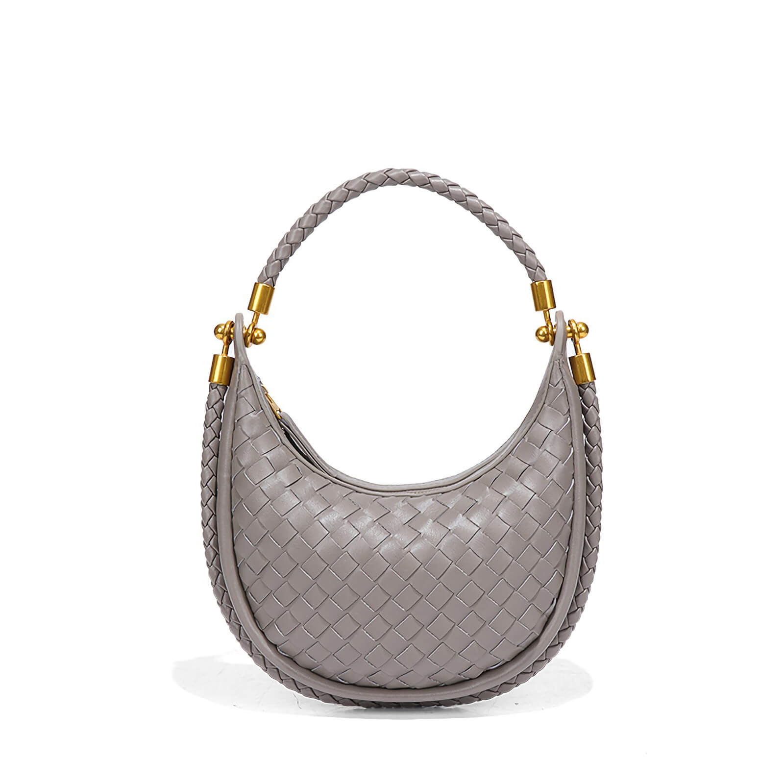 elegant woven top handle bag