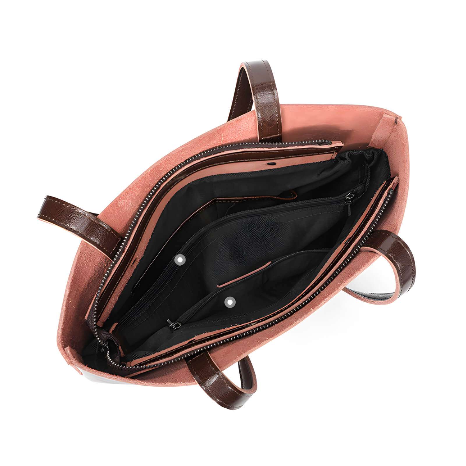 full grain waxed leather everyday bag