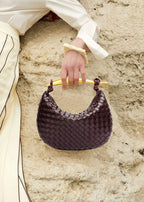 gold handle shoulder bag