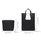 handwoven tote purse