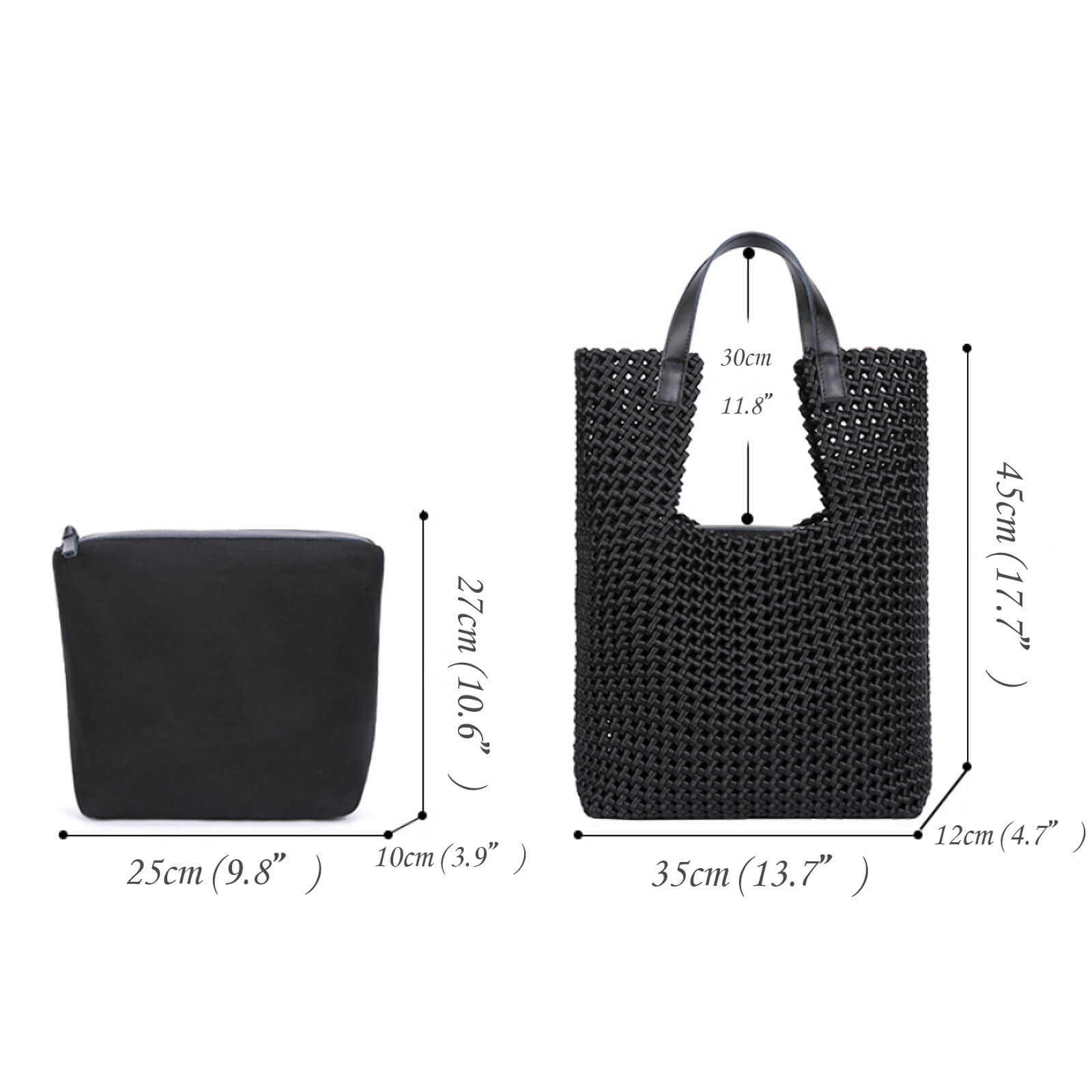 handwoven tote purse