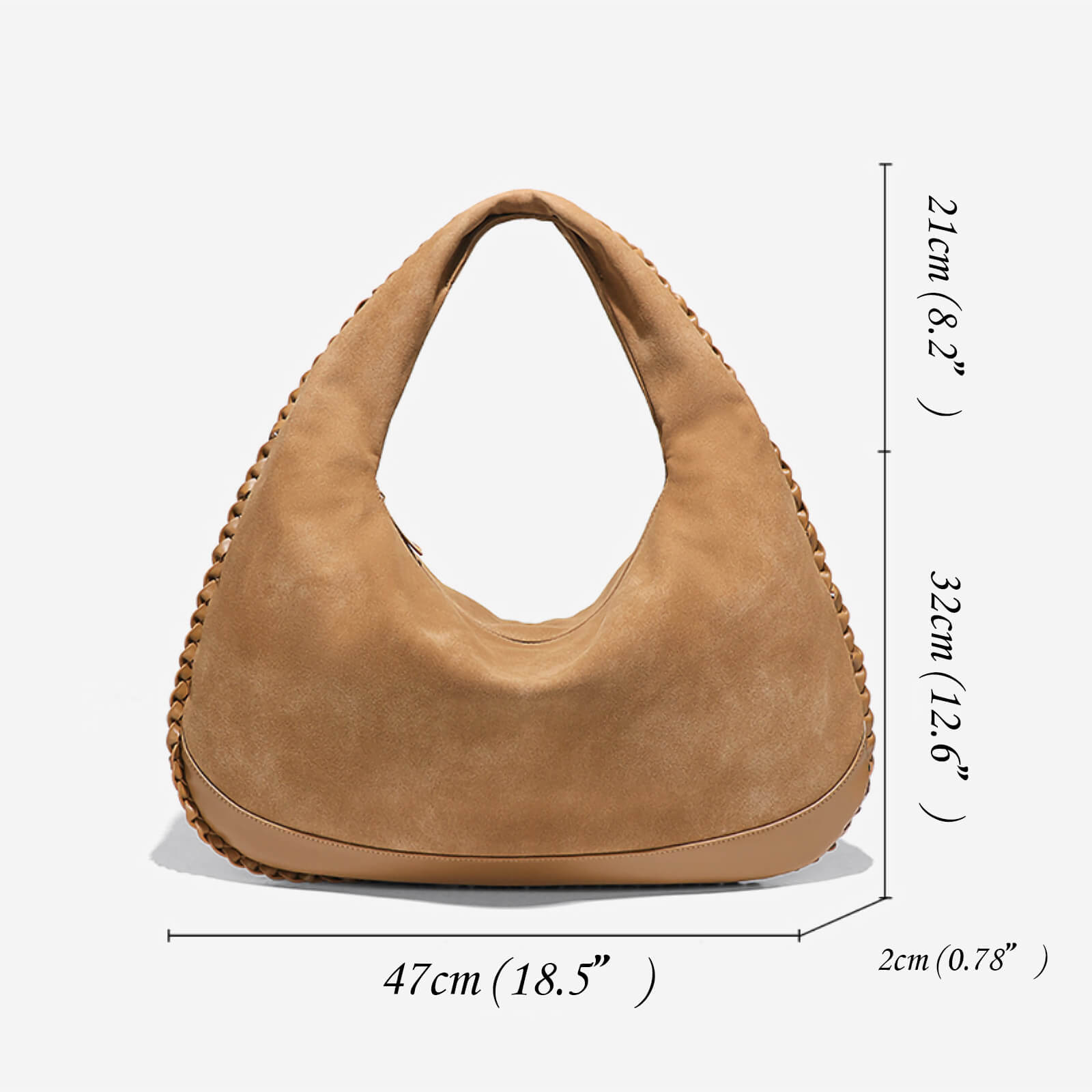 knot handle shoulder bag