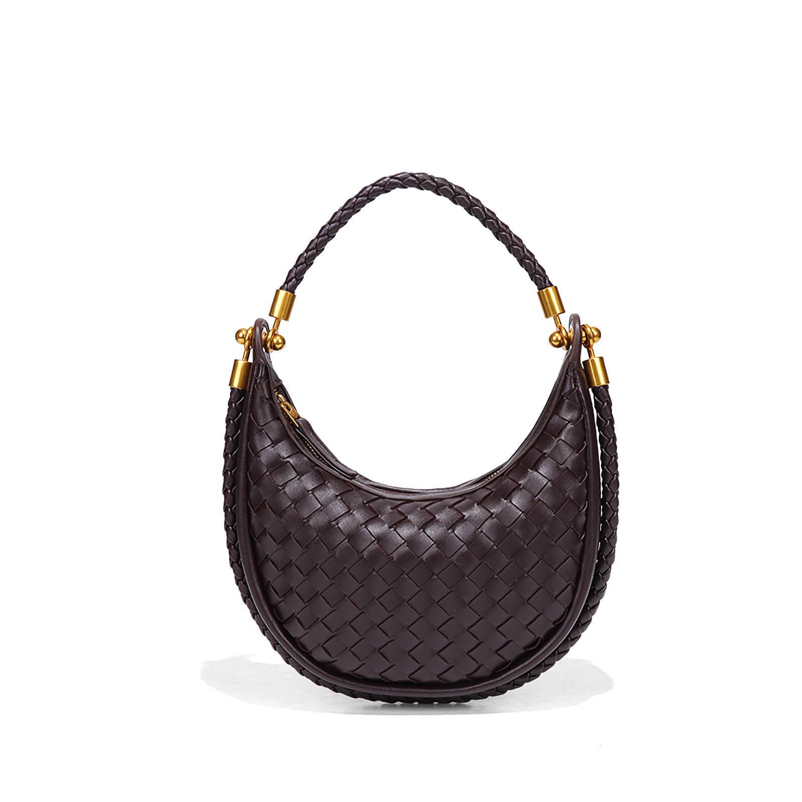 mini crescent saddle purse