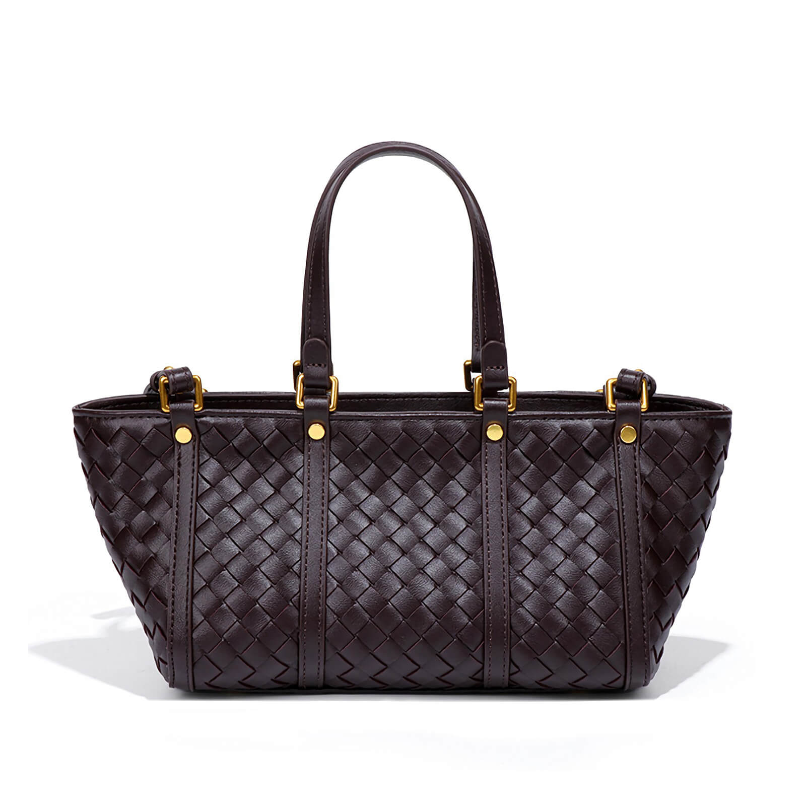 purple leather like bag