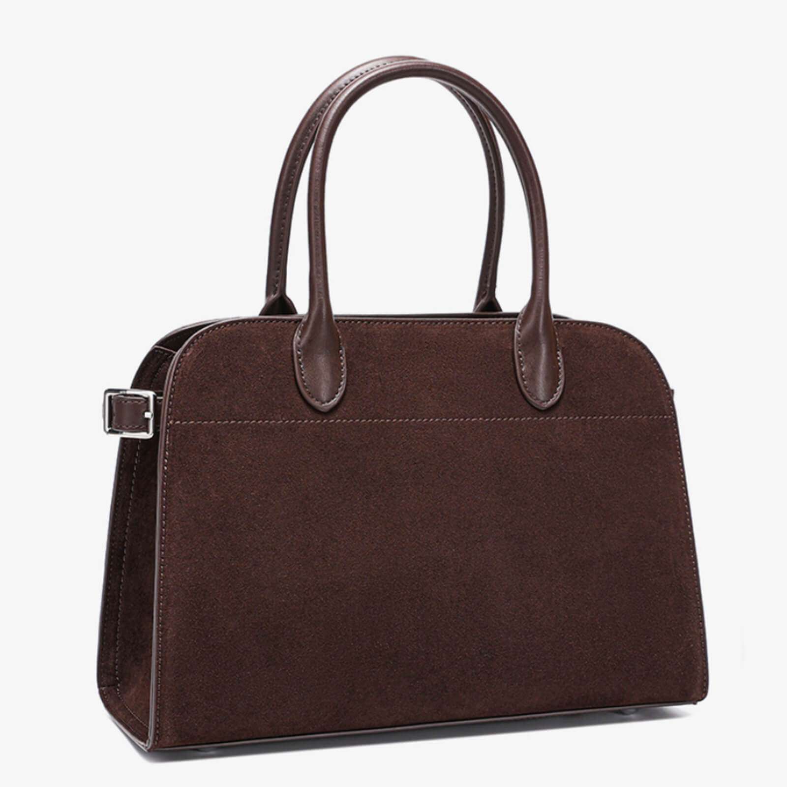 luxury suede tote under $350