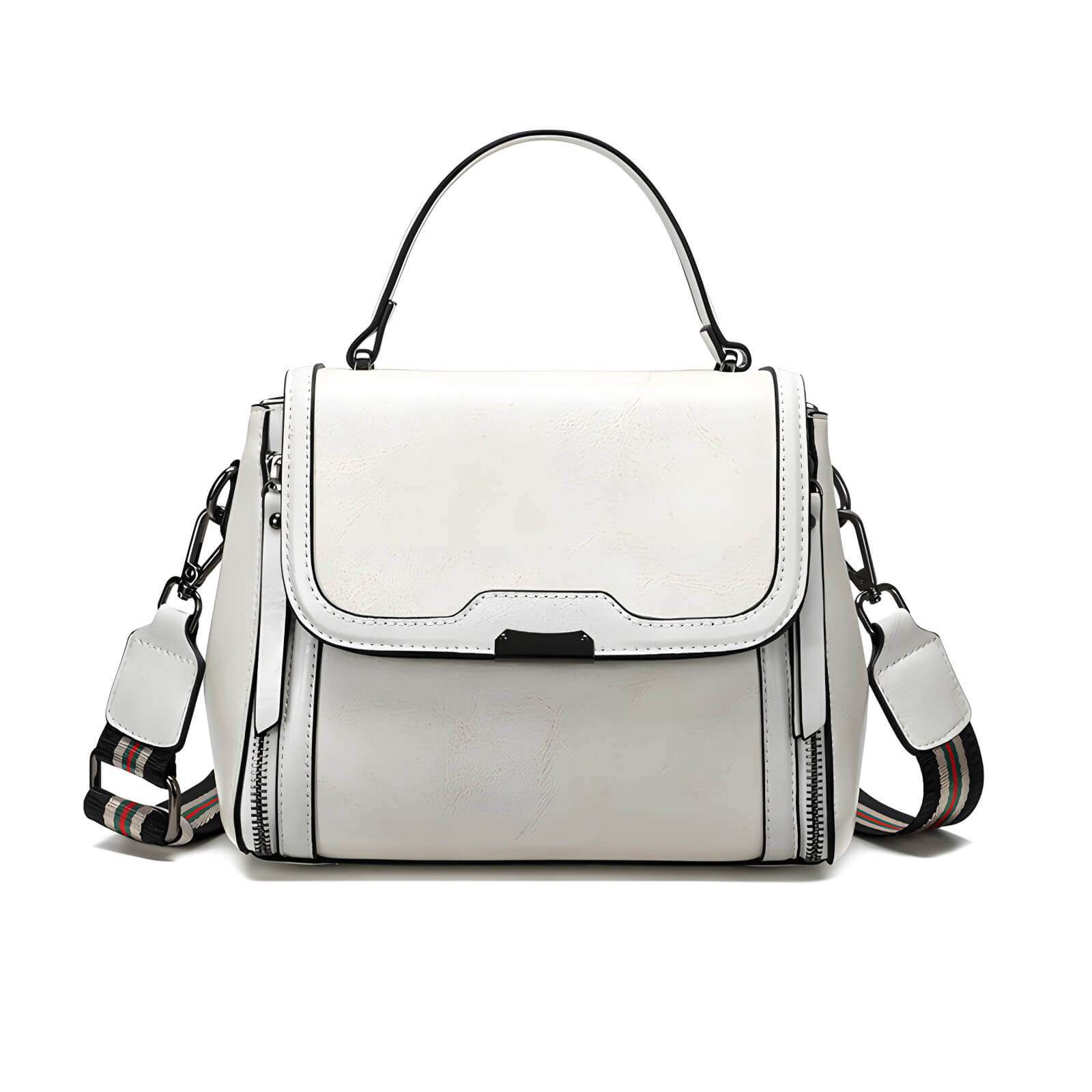 patina leather crossbody bag women