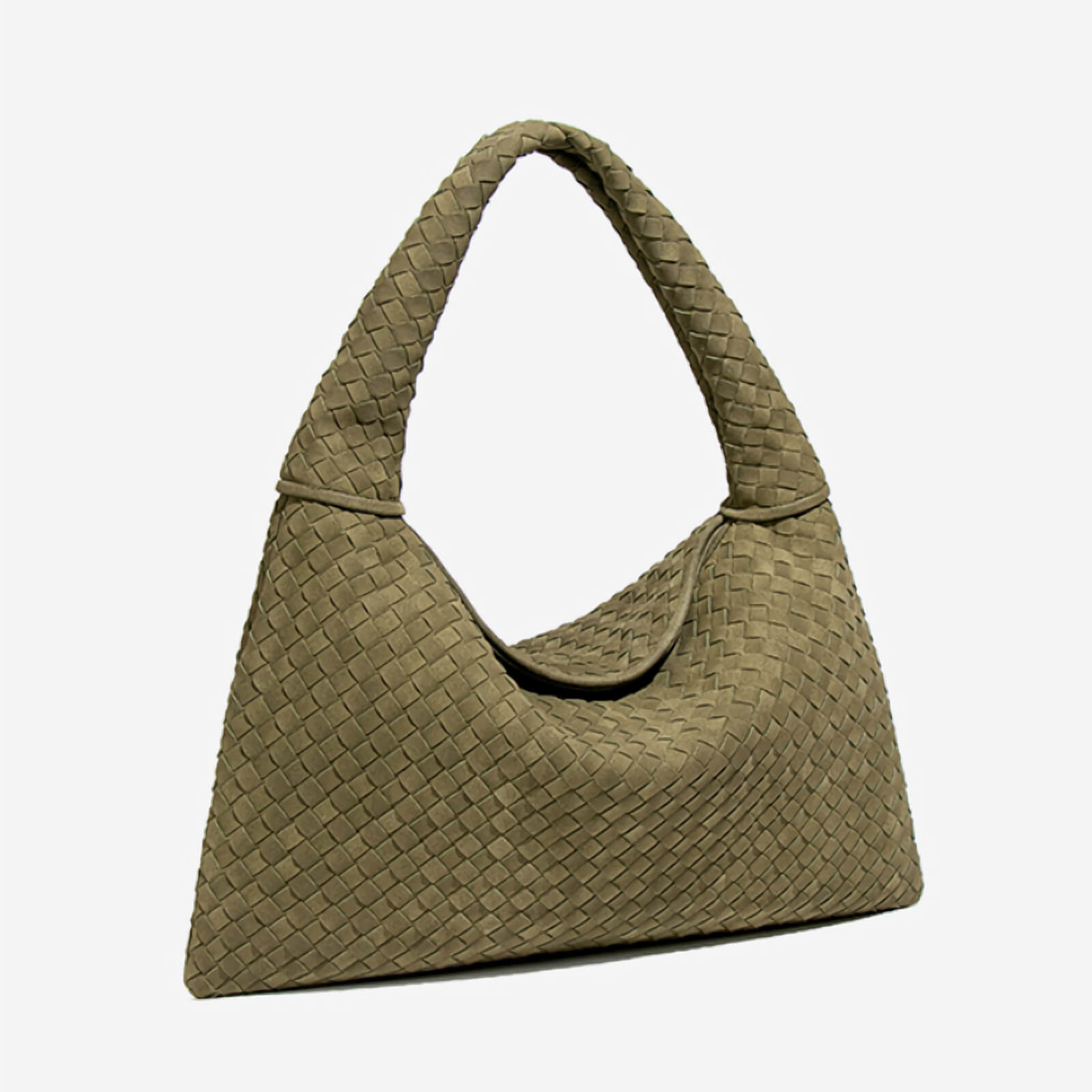 vegan suede tote bag