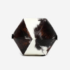 Wild Hair-on Leather Circle Bag – Chic Crossbody & Shoulder Design