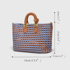 woven handbag for women