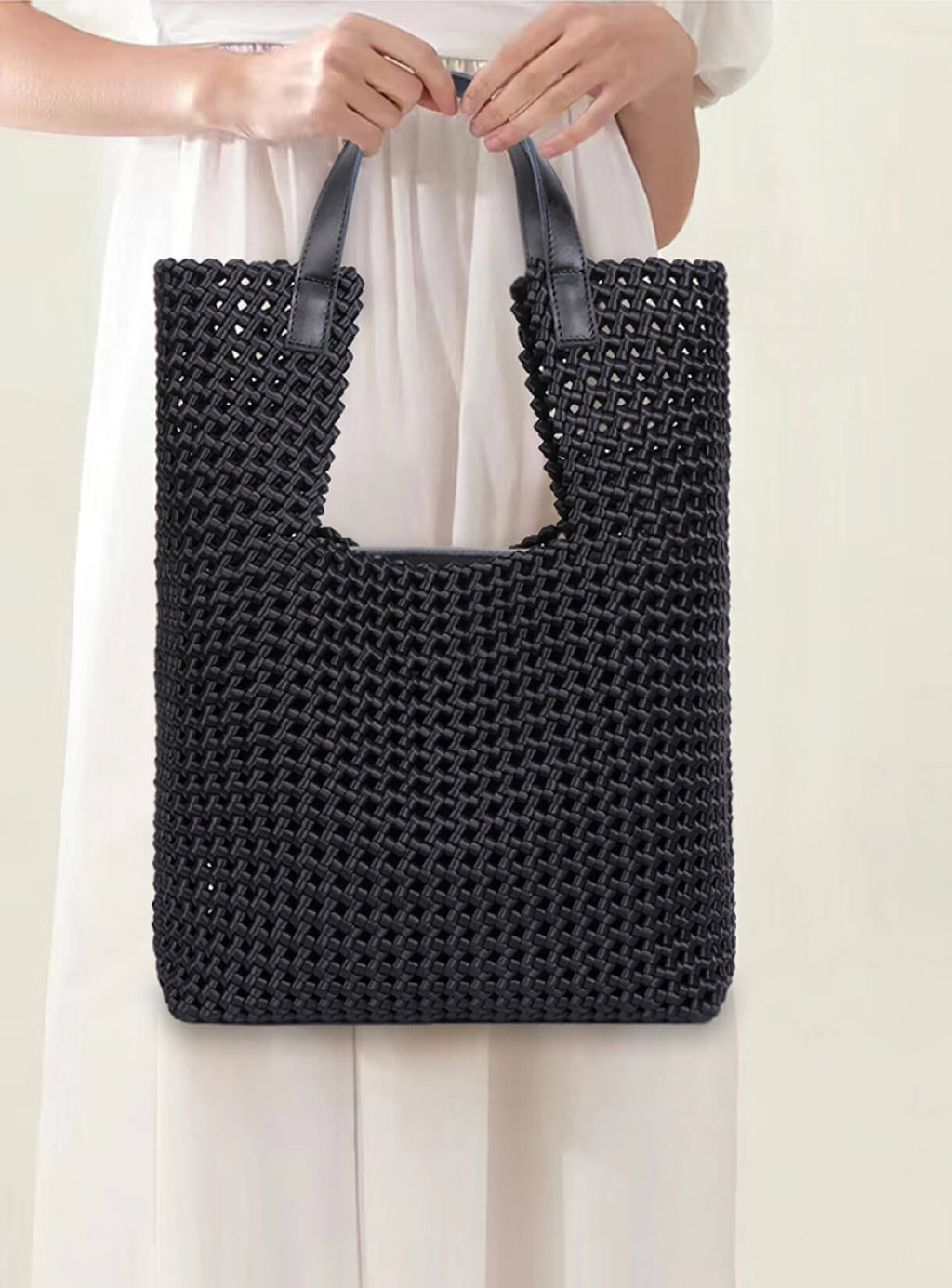 woven tote bag for women